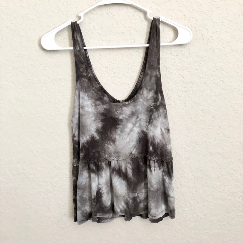 American Eagle Soft & Sexy Tie Dye Tank Gray XS - Picture 4 of 12